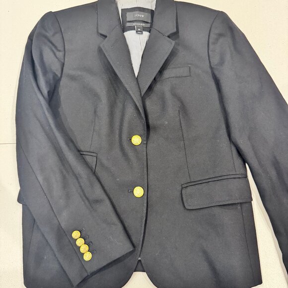 NWOT - J Crew Black Blazer - Women's Size 8P - Picture 1 of 6